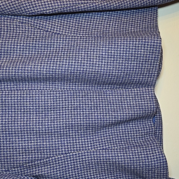  Lands' End Wool Houndstooth Crest Button Pocket Lined Jacket Blazer NWOT - Picture 8 of 14